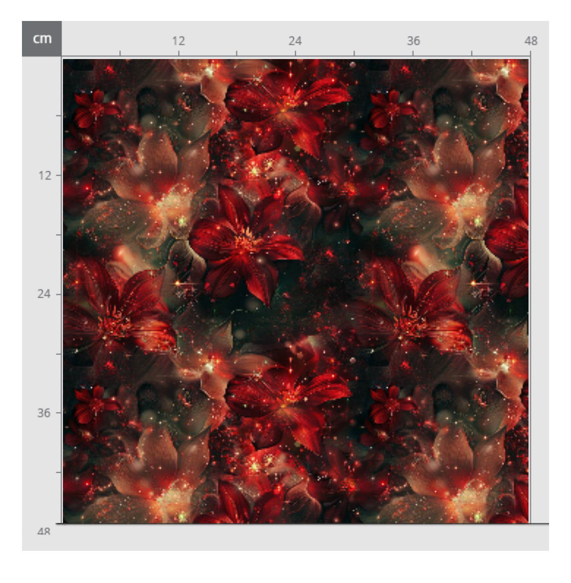 Rot Blume  Aktuellevorbestellung Stoff